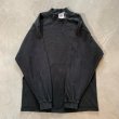 画像6: 【L】90s USA製 NIKE モックネック 長袖Tシャツ ロンT ブラック 黒■ビンテージ オールド アメリカ古着 ナイキ ロゴ刺繍 ハイネック (6)