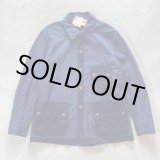 画像: 【S/M】デッドストック Alexander's ジャケット ネイビー 紺■ビンテージ オールド ヨーロッパ古着 コットンエルボーパッチ