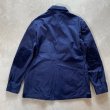 画像9: 【S/M】デッドストック Alexander's ジャケット ネイビー 紺■ビンテージ オールド ヨーロッパ古着 コットンエルボーパッチ (9)