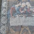 画像9: 【119cm×178cm】キリストモチーフ 最後の晩餐 ベルベット ラグ■ビンテージ アンティーク インテリア ベロアマット タペストリー 60s/70s (9)