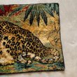 画像4: 【49cm×96cm】ヒョウ ベルベット ラグ■ビンテージ アンティーク レトロ インテリア マット タペストリー ウォールデコ 動物 ベロアラグ (4)