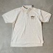画像1: 【M/L】USA製 LL BEAN ブラックバス 刺繍入り 半袖ポロシャツ ライトグレー■ビンテージ オールド アメリカ古着 90s エルエルビーン (1)