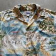 画像3: 【M/L】90s reyn spooner ホノルルマラソン 半袖アロハシャツ 総柄 白■ビンテージ アメリカ古着 ボックス レインスプーナー ビキニタグ (3)