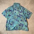 画像8: 【XL/XXL】PENDLETON ボックス 半袖シルクシャツ 青系 総柄■ビンテージ オールド レトロ アメリカ古着 90s/2000s ペンドルトン (8)