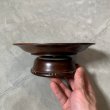 画像4: 【直径 19.8cm】スイス製 REUGE エーデルワイス 木製 回転式オルゴール トレイ■ビンテージ アンティーク レトロ アメリカ雑貨 リュージュ (4)