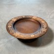 画像1: 【直径 19.8cm】スイス製 REUGE エーデルワイス 木製 回転式オルゴール トレイ■ビンテージ アンティーク レトロ アメリカ雑貨 リュージュ (1)