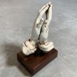 画像3: 【25.5cm】修復有り セラミック プレイングハンズ オブジェ■ビンテージ アンティーク アメリカ雑貨 インテリア 祈り手 キリスト 置物 (3)