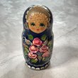 画像3: 【17cm】ロシア マトリョーシカ 5Pセット 作家物■ビンテージ オールド インテリア 入れ子 民芸 人形 ドール ハンドペイント (3)