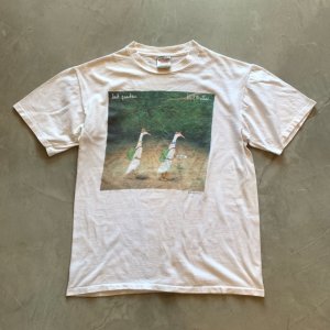 画像: 【M】90s ONEITA「WILL BULLAS」アート プリントTシャツ 白■ビンテージ オールド アメリカ古着 オニータ シングルステッチ アヒル