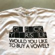 画像2: 【L】90s-2000s「G〇 F〇CK Y〇〇R S〇LF」プリントTシャツ 白黒■ビンテージ オールド アメリカ古着 シングルステッチ フルーツ (2)