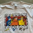 画像2: 【L】JAZZ CATS プリントTシャツ 白■ビンテージ アメリカ古着 2000s JERZEES コットン ニューオーリンズ ジャズ キャット ネコ 猫 (2)