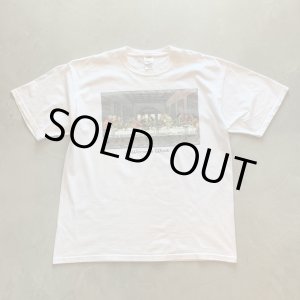 画像: 【XL】Women's Work「最後の晩餐」モチーフ プリントTシャツ 白■ビンテージ アメリカ古着 フルーツオブザルーム コットン アート