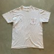 画像5: 【M】90s MADISON REPUBLIC ポケット付き パロディ バックプリントTシャツ 白■ビンテージ オールド アメリカ古着 バナリパ フラミンゴ (5)