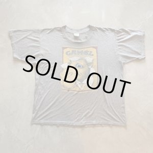 画像: 【XL】80s USA製 CAMEL キャメル プリントTシャツ グレー■ビンテージ オールド アメリカ古着 Cal Cru シングルステッチ タバコ 煙草