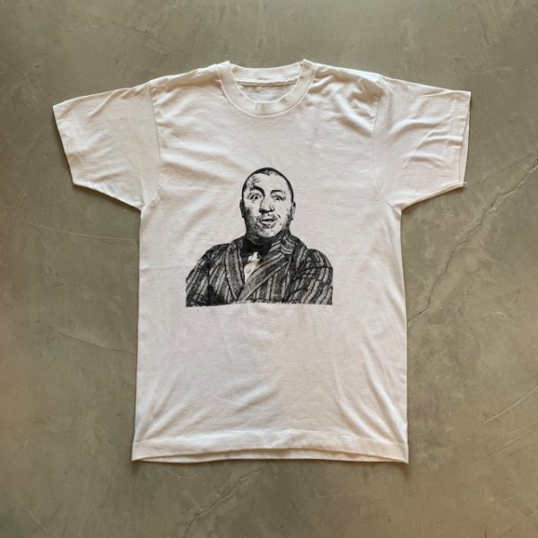 画像1: 【XS or Ladies】80s-90s The Three Stooges 3バカ大将 プリントTシャツ 白■ビンテージ アメリカ古着 レディース ドラマ ムービー (1)