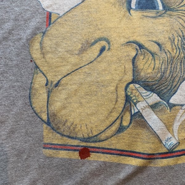 画像2: 【XL】80s USA製 CAMEL キャメル プリントTシャツ グレー■ビンテージ オールド アメリカ古着 Cal Cru シングルステッチ タバコ 煙草 (2)