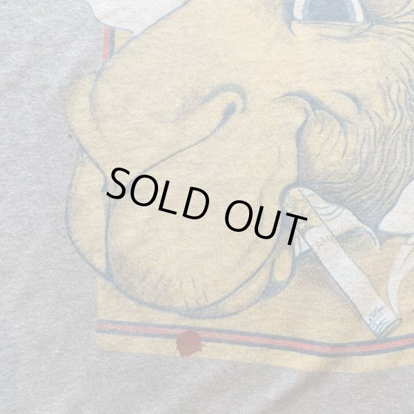 画像2: 【XL】80s USA製 CAMEL キャメル プリントTシャツ グレー■ビンテージ オールド アメリカ古着 Cal Cru シングルステッチ タバコ 煙草 (2)
