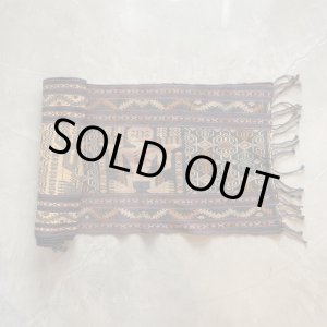 画像: 【39cm×168cm】インドネシア イカット ラグ 総柄■インテリア マット エスニック 布 アジアン雑貨