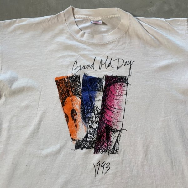 画像2: 【XL】90s USA製 Grand Old Day イベント プリントTシャツ 白■ビンテージ オールド アメリカ古着 フルーツ コットン 音楽 バンド (2)