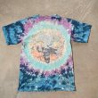 画像8: 【M】ボロ 90s-2000s USA製 LIQUID BLUE プリントTシャツ タイダイ■ビンテージ アメリカ古着 リキッドブルー コットン サイケ 妖精 (8)