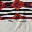 画像4: 【L】90s USA製 ナバホ チーフブランケット プリントTシャツ 白■ビンテージ オールド アメリカ古着 Hanes コットン ミュージアム アート (4)