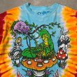 画像2: 【L】2010s LIQUID BLUE 不思議の国のアリス プリントTシャツ タイダイ■アメリカ古着 リキッドブルー コットン ワンダーランド (2)
