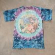 画像1: 【M】ボロ 90s-2000s USA製 LIQUID BLUE プリントTシャツ タイダイ■ビンテージ アメリカ古着 リキッドブルー コットン サイケ 妖精 (1)