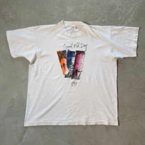 画像: 【XL】90s USA製 Grand Old Day イベント プリントTシャツ 白■ビンテージ オールド アメリカ古着 フルーツ コットン 音楽 バンド