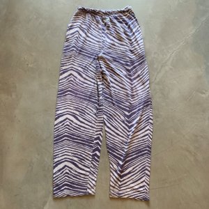 画像: 【Free W30〜W40】ZUBAZ ウエストゴム イージーパンツ タイガーストライプ ゼブラ 総柄■ビンテージ アメリカ古着 90s ズバズ No.5
