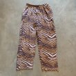 画像7: 【Free W28〜W38】ZUBAZ ウエストゴム イージーパンツ タイガーストライプ 総柄■ビンテージ オールド アメリカ古着 90s ズバズ No.3 (7)