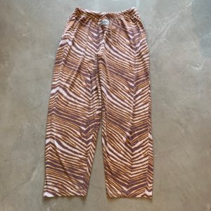 画像: 【Free W30〜W40】ZUBAZ ウエストゴム イージーパンツ タイガーストライプ 総柄■ビンテージ オールド アメリカ古着 90s ズバズ No.2