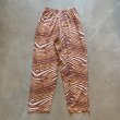 画像7: 【Free W28〜W36】ZUBAZ ウエストゴム イージーパンツ タイガーストライプ 総柄■ビンテージ オールド アメリカ古着 90s ズバズ No.1 (7)