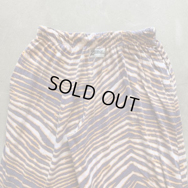 画像2: 【Free W28〜W38】ZUBAZ ウエストゴム イージーパンツ タイガーストライプ 総柄■ビンテージ オールド アメリカ古着 90s ズバズ No.3 (2)