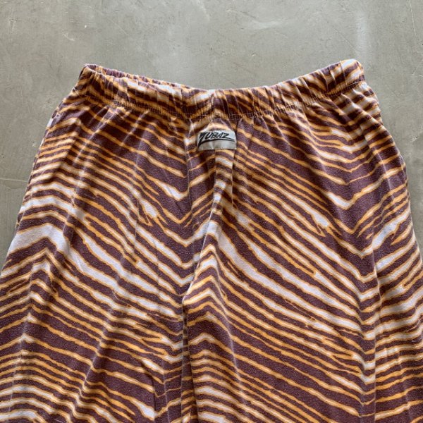 画像2: 【Free W30〜W40】ZUBAZ ウエストゴム イージーパンツ タイガーストライプ 総柄■ビンテージ オールド アメリカ古着 90s ズバズ No.2 (2)