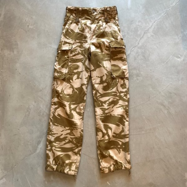 画像1: 【W28】イギリス軍 コンバット カーゴパンツ デザートカモ DPM迷彩■ビンテージ オールド ヨーロッパ古着 ユーロミリタリー No.1 (1)