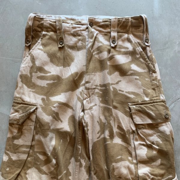 画像2: 【W30】イギリス軍 コンバット カーゴパンツ デザートカモ DPM迷彩■ビンテージ オールド ヨーロッパ古着 ユーロミリタリー No.5 (2)