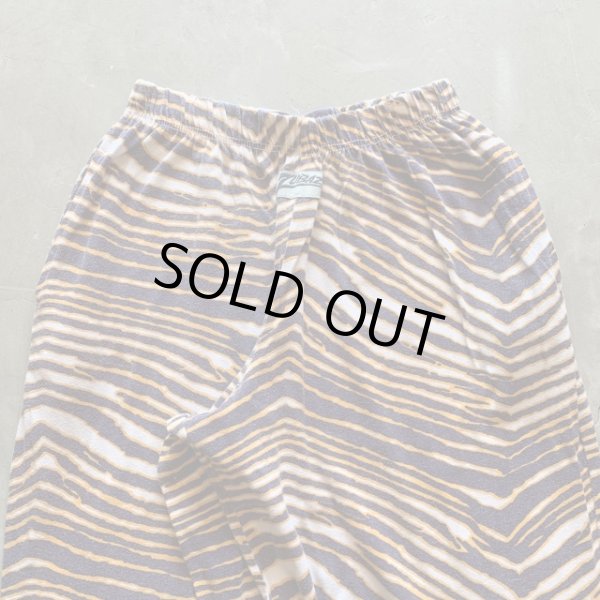 画像2: 【Free W26〜W36】ZUBAZ ウエストゴム イージーパンツ タイガーストライプ 総柄■ビンテージ オールド アメリカ古着 90s ズバズ No.4 (2)