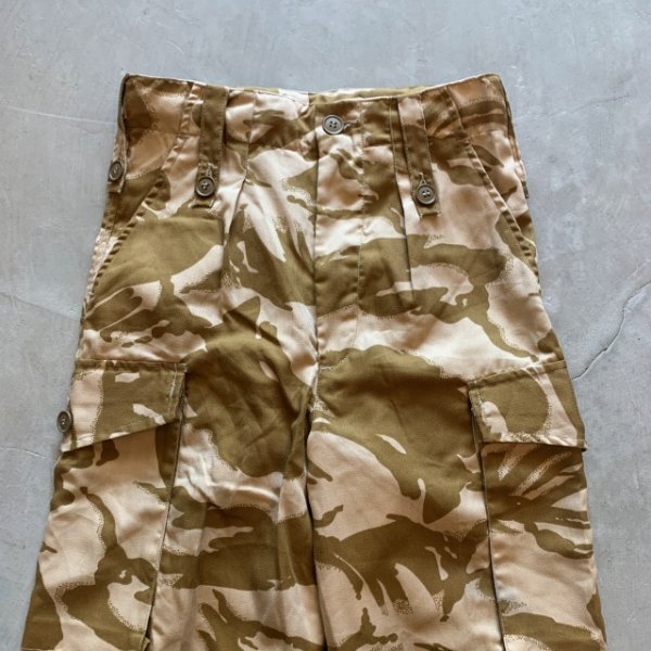 画像2: 【W28】イギリス軍 コンバット カーゴパンツ デザートカモ DPM迷彩■ビンテージ オールド ヨーロッパ古着 ユーロミリタリー No.4 (2)