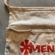 画像2: 【26cm×37cm】MENARDS キャンバス エプロン 白赤■ビンテージ アンティーク アメリカ古着 前掛け ワーク ホームセンター 企業 (2)