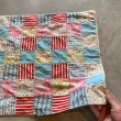 画像6: 【46cm×53cm】ハンドメイド パッチワーク 敷物■ビンテージ アンティーク インテリア アメリカ雑貨 ランチョンマット キルト 50s (6)