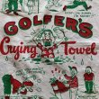 画像4: 【57cm×40cm】「GOLFER'S」コットン タペストリー■ビンテージ アンティーク アメリカ雑貨 ゴルフ インテリア (4)