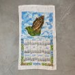 画像1: 【73cm×42cm】70s プレイングハンズ リネン タペストリー■ビンテージ アンティーク オールド レトロ 祈り手 キリスト インテリア (1)
