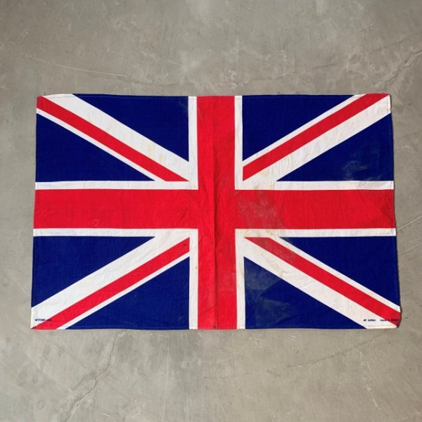 画像1: 【47.5cm×72.5cm】イギリス製 ユニオンジャック バンダナ タペストリー■ビンテージ アンティーク 英国 国旗 フラッグ No.110 (1)