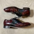 画像4: 【27.5cm】JOHNSTON&MURPHY レザーシューズ ツートーン■ビンテージ オールド アメリカ古着 革靴 コンビ サドルシューズ (4)