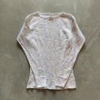 画像4: 【Ladies】USA製 Hanes 長袖サーマルシャツ 小花柄■ビンテージ オールド レトロ アメリカ古着 レディース ヘインズ 総柄 ロンT No.2 (4)