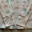 画像5: 【Ladies】80s UNKNOWN 長袖サーマルシャツ 白ベース 花柄■ビンテージ オールド レトロ アメリカ古着 レディース 総柄 ロンT No.4 (5)