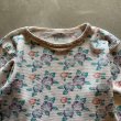 画像2: 【Ladies】UNKNOWN 長袖サーマルシャツ 白ベース 花柄■ビンテージ オールド レトロ アメリカ古着 レディース 総柄 ロンT No.6 (2)