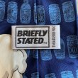 画像4: 【幅 10.0cm】2000s BRIEFLY STATED シンプソンズ ビール シルクネクタイ 総柄 青■ビンテージ オールド レトロ アメリカ古着 アメコミ (4)