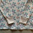 画像4: 【Ladies】UNKNOWN 長袖サーマルシャツ 白ベース 花柄■ビンテージ オールド レトロ アメリカ古着 レディース 総柄 ロンT No.6 (4)