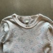 画像2: 【Ladies】USA製 JC Penney 長袖サーマルシャツ 白ベース 花柄■ビンテージ オールド レトロ アメリカ古着 レディース 総柄 ロンT No.5 (2)